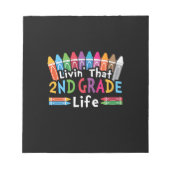 Bloc-note Enseignant de 2e année qui vit en 2e année (Devant)