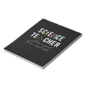 Bloc-note Enseignant de la science de don (Tourné)