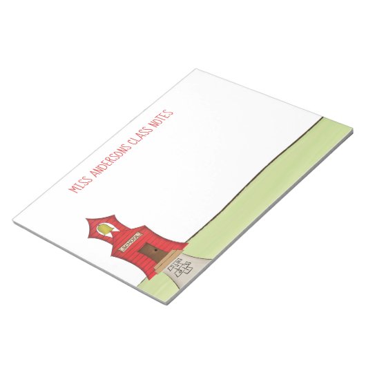 Bloc-note Enseignant École Cuisine Classe Éducation (Incliné)