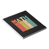 Bloc-note Enseignant en mathématiques Définition Vintage des (Incliné)