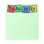 Bloc-note Enseignant fait d'éléments fantaisie (Devant)