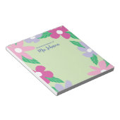 Bloc-note Enseignant Fleurs Personnalisé (Incliné)