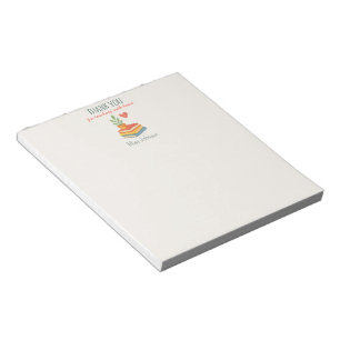 Bloc-note Enseignant Merci - Cadeau d'appréciation du coeur