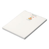 Bloc-note Enseignant Merci - Cadeau d'appréciation du coeur (Tourné)