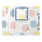 Bloc-note Enseignant personnalisé Liste des tâches quotidien (Devant)