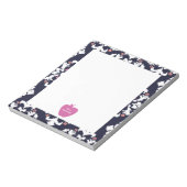 Bloc-note Enseignant Pink Apple Ikat (Tourné)