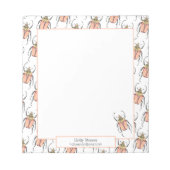 Bloc-note Enseignant Valentine Personnalisé Beetles Love Buv (Devant)