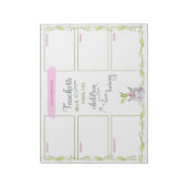 Bloc-note Enseignants Planificateur hebdomadaire Cute Unicor (Tourné)