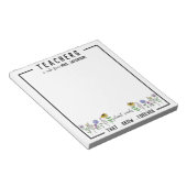 Bloc-note Enseignants Plantes semences qui grandissent pour  (Incliné)