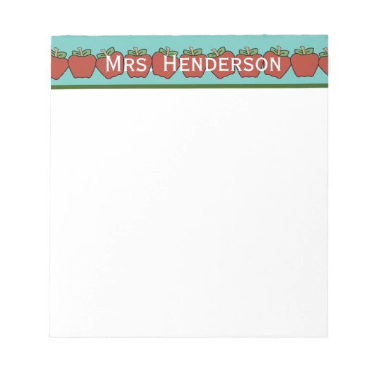 Bloc-note Enseignants Pommes (Devant)