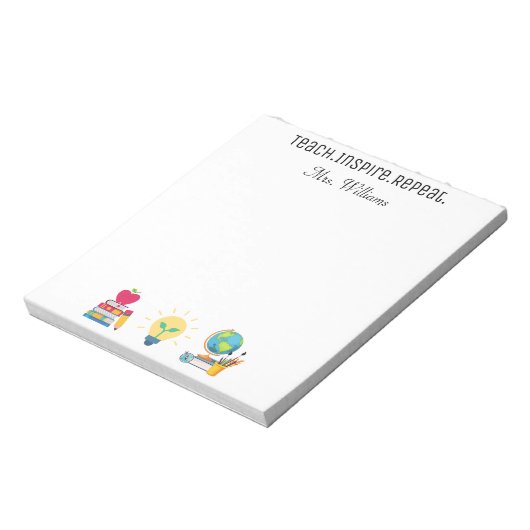 Bloc-note Enseigner Inspirer Répéter, Appréciation de l'ense (Tourné)