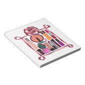 Bloc-note Ensemble de cosmétiques (Incliné)