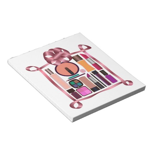 Bloc-note Ensemble de cosmétiques (Incliné)