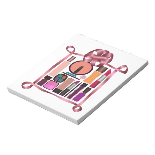 Bloc-note Ensemble de cosmétiques (Tourné)