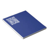 Bloc-note Entrez l'URL du code QR généré instantanément | Bl (Incliné)