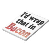 Bloc-note Enveloppe Bacon (Tourné)