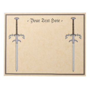 Bloc-note Épée du 16e siècle