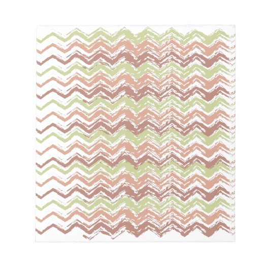 Bloc-note Épice de scribble Chevron ZigZag (Devant)