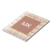 Bloc-note Épice de scribble Chevron ZigZag (Tourné)