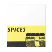 Bloc-note Épices (Devant)