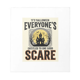 Bloc-note Épouvante Halloween Tout le monde est Entitled Épo