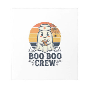 Bloc-note Équipage Boo Boo Infirmière Mignonne Fantôme Chemi