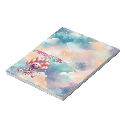 Bloc-note Équipage de vol pour filles de l'espace extra-atmo (Tourné)