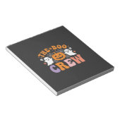 Bloc-note Équipe de fantômes de citrouille de Halloween Desi (Incliné)