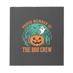 Bloc-note Équipe de fantômes de design de citrouille Hallowe