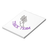 Bloc-note Équipe de suivi (Tourné)