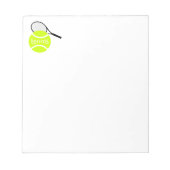 Bloc-note Équipe de tennis (Devant)