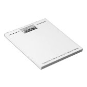 Bloc-note Équipe personnalisée Motivation Office Entreprise (Incliné)