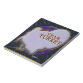 Bloc-note Équipe Turquie (Tourné)