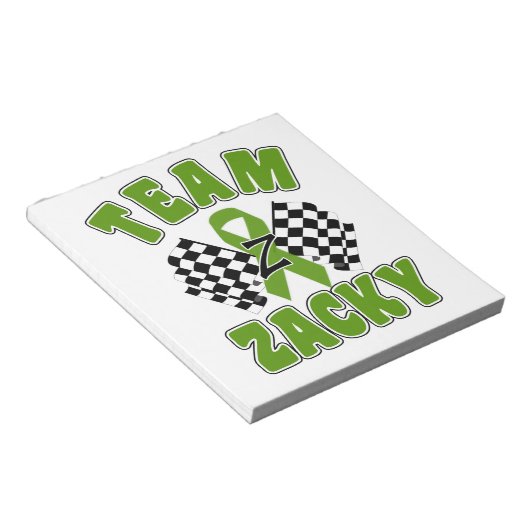 Bloc-note Équipe Zacky (Incliné)