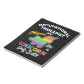 Bloc-note ergothérapie Unicorne OT Therapist (Tourné)