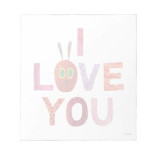 Bloc-note Eric Carle   Caterpillar I Love You