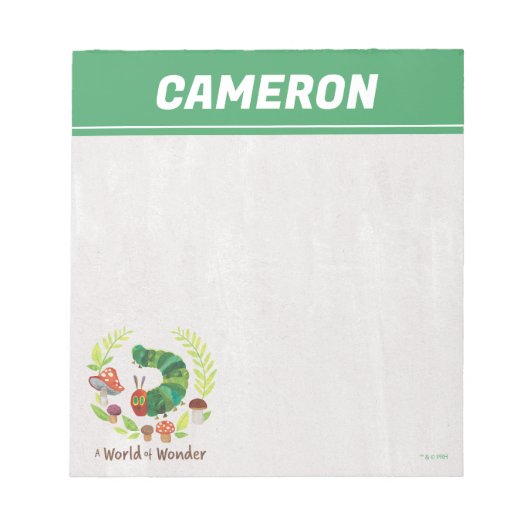 Bloc-note Eric Carle | Un monde de merveilles (Devant)