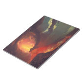 Bloc-note Éruption volcanique du Vésuve (Volcan en direct) (Incliné)