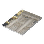 Bloc-note Espagne, Madrid. Palais Royal, lampe dorée ornée (Tourné)