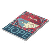 Bloc-note Espoir Pacifique : Un Design Calme Hakuna Matata (Tourné)