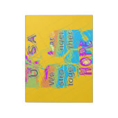 Bloc-note Espoir USA : Conception Texturée Colorée (Tourné)