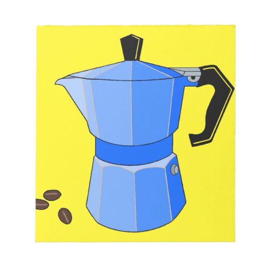 Bloc-note Espresso arc bleu (Devant)