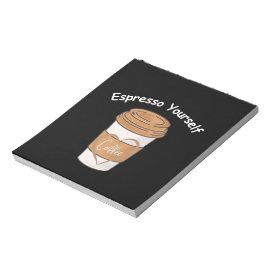Bloc-note Espresso Vous-Même Louveur De Café (Tourné)