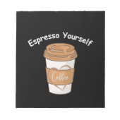 Bloc-note Espresso Vous-Même Louveur De Café (Devant)