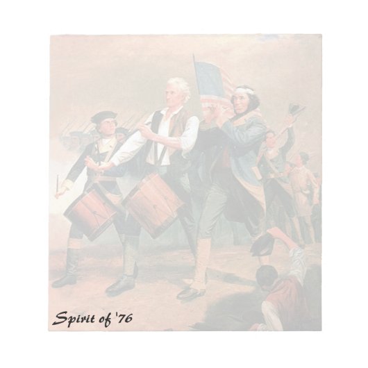 Bloc-note Esprit de '76 (Devant)