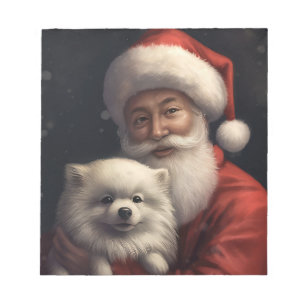 Bloc-note Esquimau américain avec le Père Noël Festif de Noë
