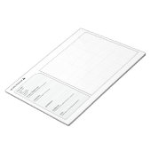 Bloc-note esquisse (Incliné)