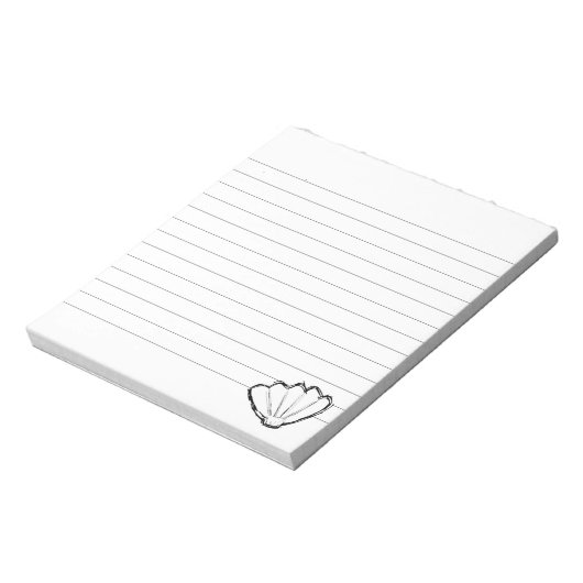 Bloc-note Esquisse de coquillage (Tourné)