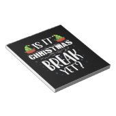 Bloc-note Est-ce que c'est déjà les vacances de Noël Drôle d (Incliné)