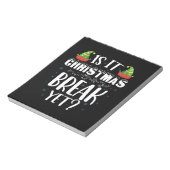 Bloc-note Est-ce que c'est déjà les vacances de Noël Drôle d (Tourné)